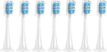 Compatible for 14pcs T300/T500/T700 Replacement Brush Heads with Caps Sealed Package Soft(Blue)