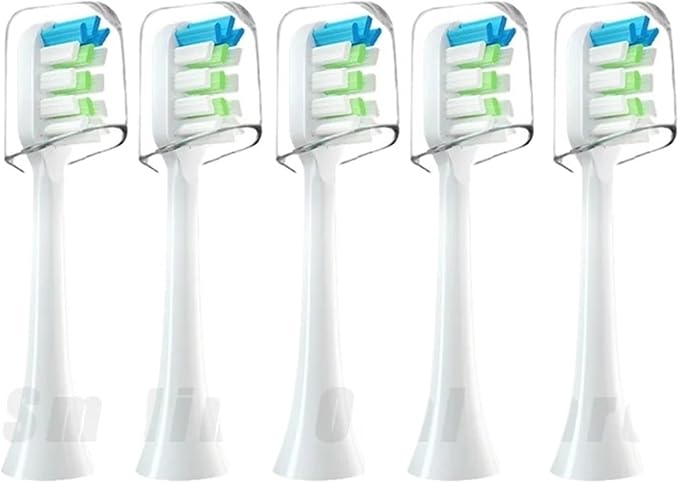 Compatible for FUPAI Electric Toothbrush Head / A6plus A6splus A8 Z5 Universal Vacuum Package Replacement Brush(Orange)