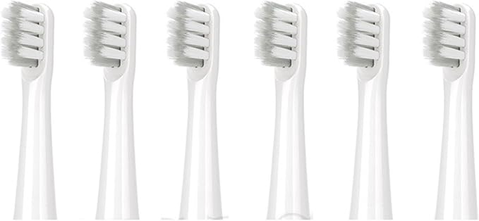 Replacement Toothbrush Heads Compatible for EX3 Electric Soft Bristles Replace Brush Head Nozzles(6PCS Brush Head)