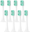 Replacement Brush Head Compatible with XIAOMI MIJIA T300/T500/T700 Sonic Electric Toothbrush Heads Soft Bristle Nozzle Deep Clean(8 pcs Green)