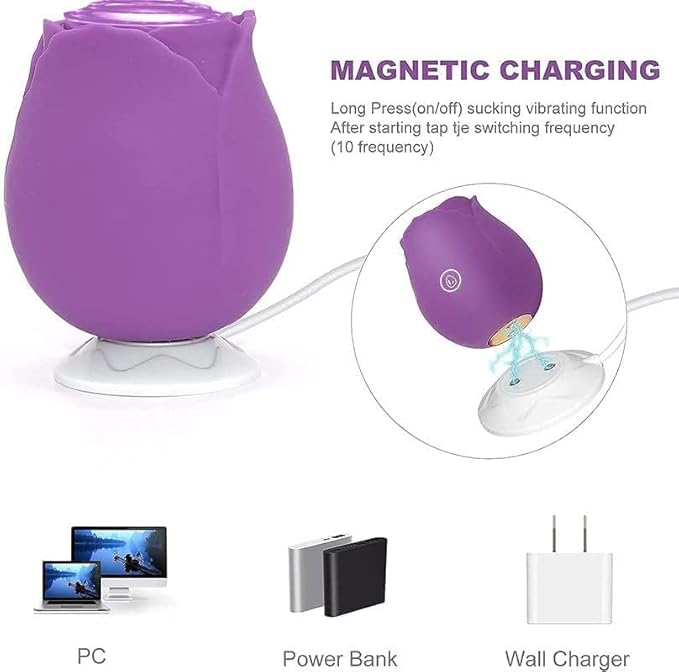 2026 Newly Portable Vibrating Massager -Clitioral Sucker Relaxes Muscles Viboators Toy 10 Modes Couples - for Body and Back Foot Silent Personal for Sports Massage Adult Tools Relaxation XJH-Purple20