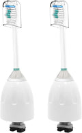 Replacement Toothbrush Heads Compatible with Philips Screw-on E Series Electric Brush Head Xtreme Essence Elite Advance(2 Pcs)