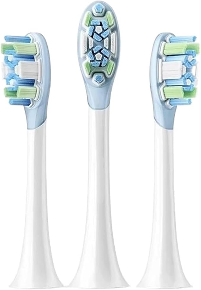 Replacement Brush HeadsCompatible for XIAOMI MijiaElectric Toothbrush MES609/610 Pro 3PCS(Standard 3 pcs)