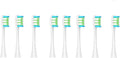 Replacement Brush Heads Compatible for Oclean X/X PRO/ Z1/ F1/ One/Air 2 /SE Sonic Electric Toothbrush Head Soft Bristle Nozzles(8 WGreen)