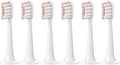 6PCS Replacement Brush Headsz Compatible for XIAOMI MIJIA T300/T500/T700 Sonic Electric Tooth Soft Bristle Caps Vacuum Package Nozzles(Care WH PK 6Pcs)