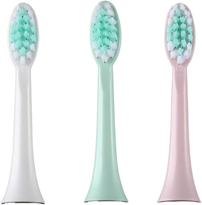 Toothbrush Replacement Soft Head Whitening Clean Teeth 15PCSCompatible for DCK/CDK Toothbrushes(Pink)