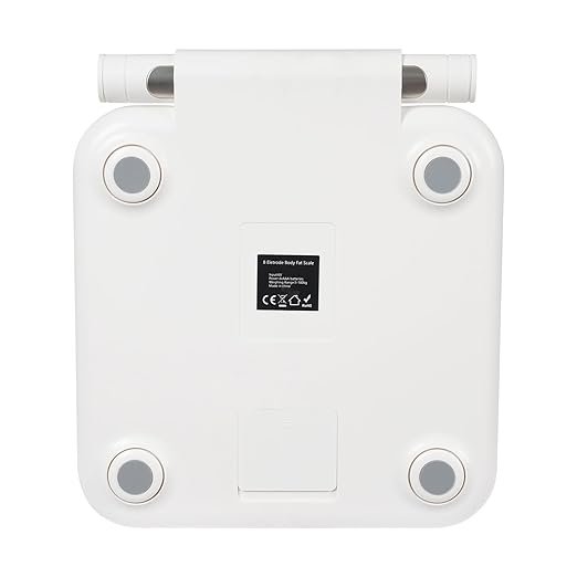 Smart Scale for Body Weight Bathroom Digital Weighing Machine Standard with BMI 8-Electrode Body Fat Scale High-Precision Weighing Machine Standard Scale with App(White)