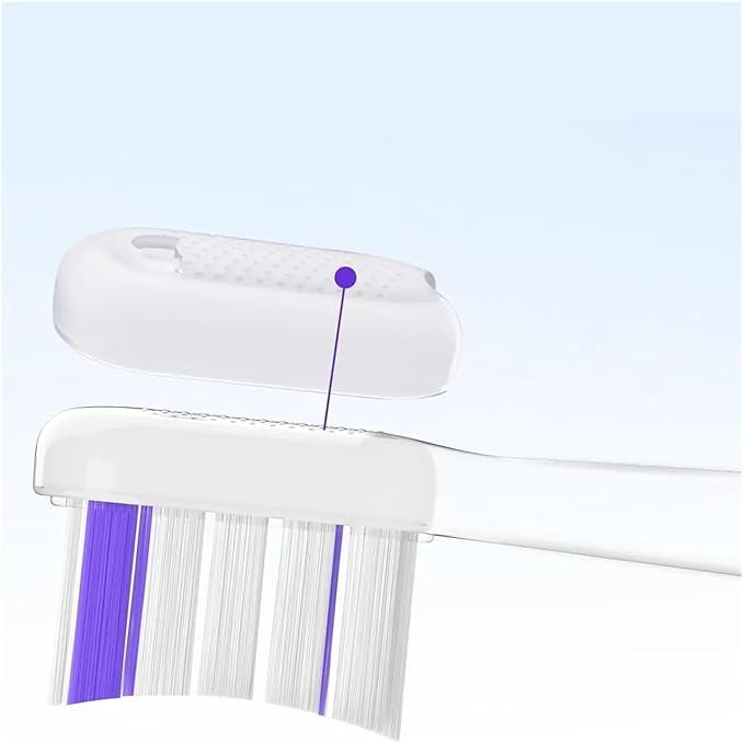 10 Pcs Replacement Toothbrush HeadsCompatible for Laifen Wave Electric Transparent(10Pcs Blue)