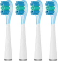 4 Pcs Replacement Brush Heads Compatible for Usmile Electric Toothbrush Head Copper Free Shock-Absorbing(12x40-160-G)