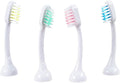 Emmi-dent Metallic/Professional 2-Pin Bristle-Head Attachments - Electric Toothbrush Replacement Heads. Cleans with Ultrasound Waves (Braces 4 Pack)