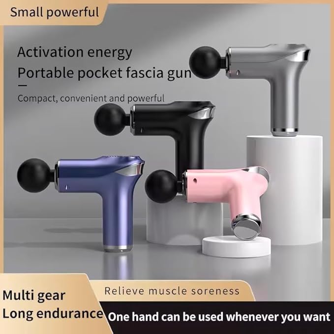 Generic Portable Electric Portable Handheld Mini Massager Black