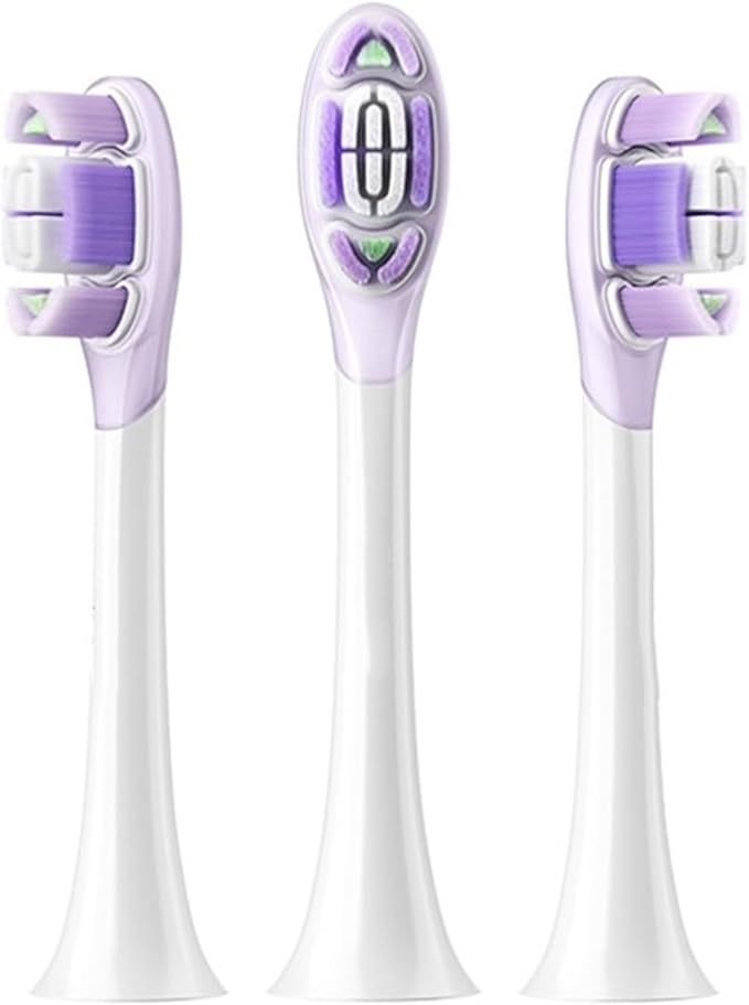 Replacement Brush HeadsCompatible for XIAOMI MijiaElectric Toothbrush MES609/610 Pro 3PCS(Sensitive 3 pcs)