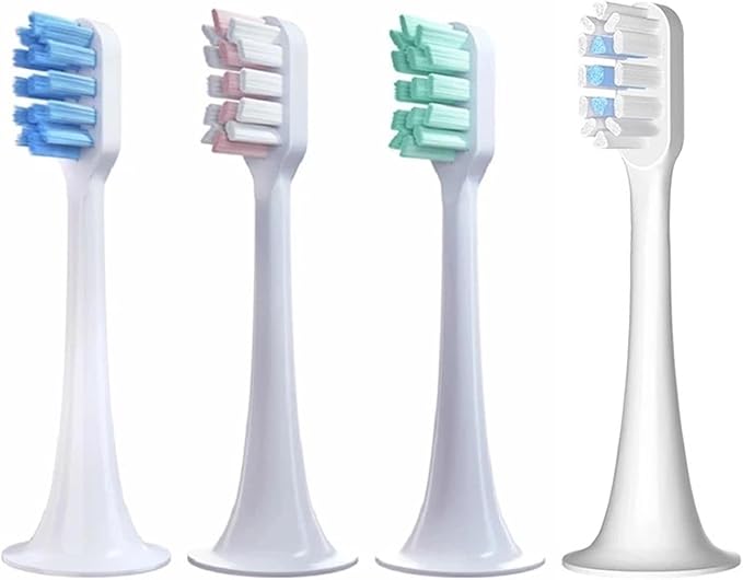 20Pcs Sonic Electric Toothbrush Head T300 T500 T700 Replacement Universal SuitableCompatible for XIAOMI/MIJIA Series(Multi)