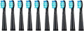 5-10Pcs Replacement Brush HeadsCompatible for Seago/Fairywill Electric Toothbrush FW/SG 507/508/515/551/917/959/908(10pcs Black)