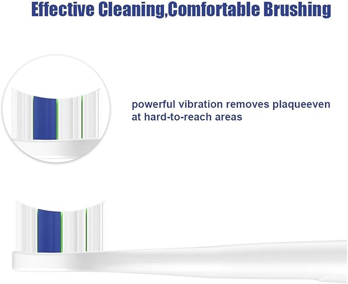 4/8pcs Replacement Toothbrush HeadsSonic Care Heads Brush Compatible for Sonicare Handle(4pcs)