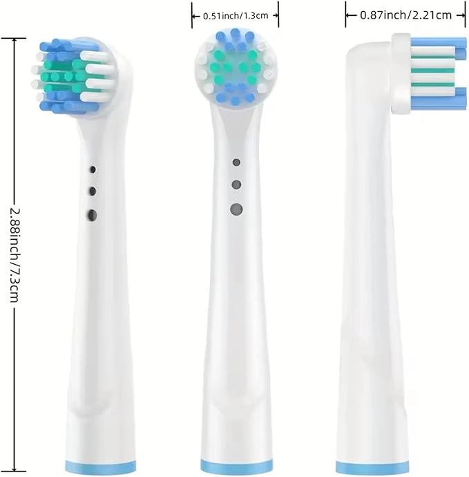4/12/16Pcs Replacement Toothbrush Heads Compatible for Oral-BBraun Electric Toothbrush Heads Brush Heads(Combination 16pcs)