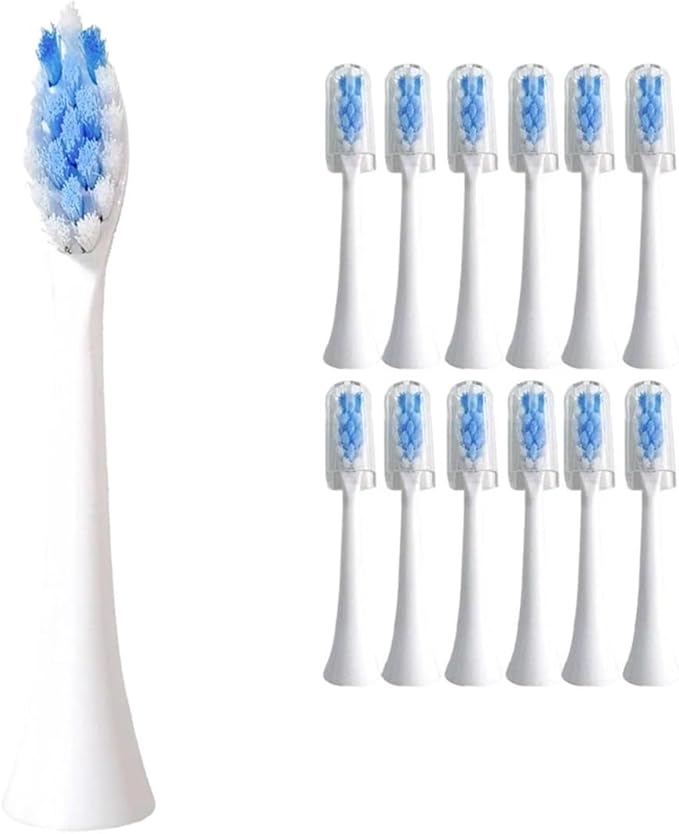 8 Pack Replacement Brush Heads for HX6015/BH1022/HX6062 - Soft Bristles Vacuum Sealed Protection(3color-1A-12pcs)