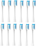 12PCS Compatible for Oclean One/Air 2 /SE Sonic Cleaning Electric Toothbrush for Adults Replacement Hot Heads((4-Rolls) 12x40mm-L)