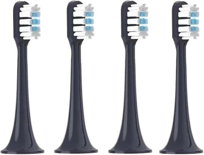 Compatible for T301 T302 Replacement Toothbrush Heads 4/6PCS(4 Blue)
