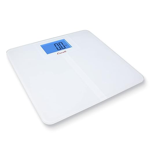 Escali High Capacity Anti-Slip Digital Bathroom Scale for Body Weight &amp Primo Digital Food Scale Multi-Functional Kitchen Scale and Baking Scale