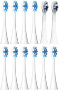 Electric Toothbrush Heads 12 PCS Compatible for Adults 5 Modes Pressure Sensor IPX7 Waterproof with Holder C027(SG-C027-12PCS Blue)