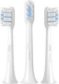 Replacement Tooth Brush Heads Compatible for Xiaomi Mijia T301/ T302 Electric Toothbrush Spare Heads(T301T302 White 3 pcs)