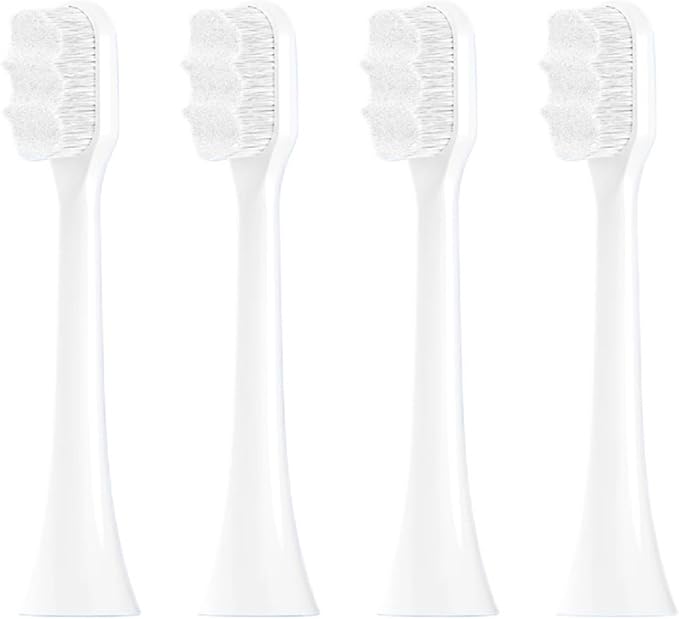 6Pcs Replacement Brush HeadsCompatible for Philips SonicareElectric Toothbrush 4100/6100/1100/2100/5300/5100/7500