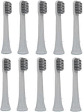 Toothbrush Replacement HeadsCompatible For Xiaomi Compatible For MijiaT100 Mi Smart Electric Toothbrush Replacement 2 Color(Gray 10pcs)