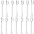 14 PCS Replacement Toothbrush Heads Compatible for X3U/X3Pro/D2/ D3S/D5 Tooth Brush Soft Bristle Nozzles(14 White- Soft)