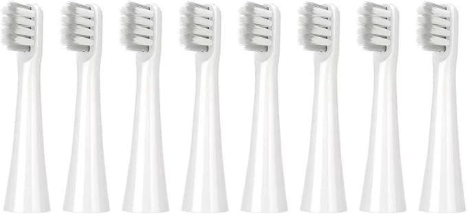 Replacement Toothbrush HeadCompatible for DR.BEI C3/Y1/GY1/C6X Electric General Adult Bristles Nozzle Brush(8PCS)