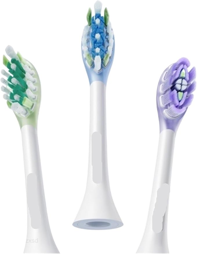 Compatible for Xiaomi Mijia Replacement Brush Headfor MES610 MES609 MES613 MES611 Sweep Vibration Electric Toothbrush Pro Soft Bristle Nozzles(Green)