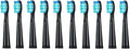 5-10Pcs Replacement Brush Heads Compatible for Seago Fairywill Electric Toothbrush FW SG 507 508 515 Bristle(10pcs Black)