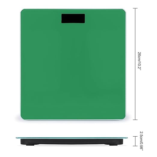 Smart Scale for Body Weight Digital Bathroom Weighing Scale Energy Saving Scale Green