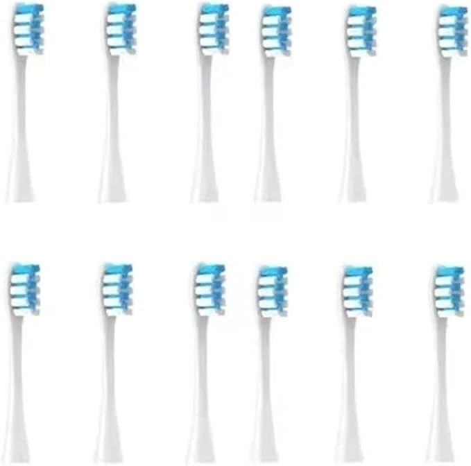 Soft Vacuum Bristle Electric Toothbrush Heads Compatible with X Pro Z1 F1 One Air 2 SE - 8 Pack 12(12pcs Blue)