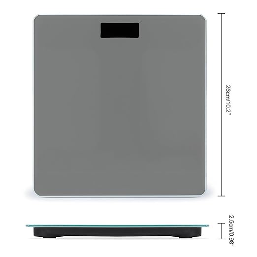 Smart Scale for Body Weight Automatic Switch Digital Bathroom Weighing Scale Grey