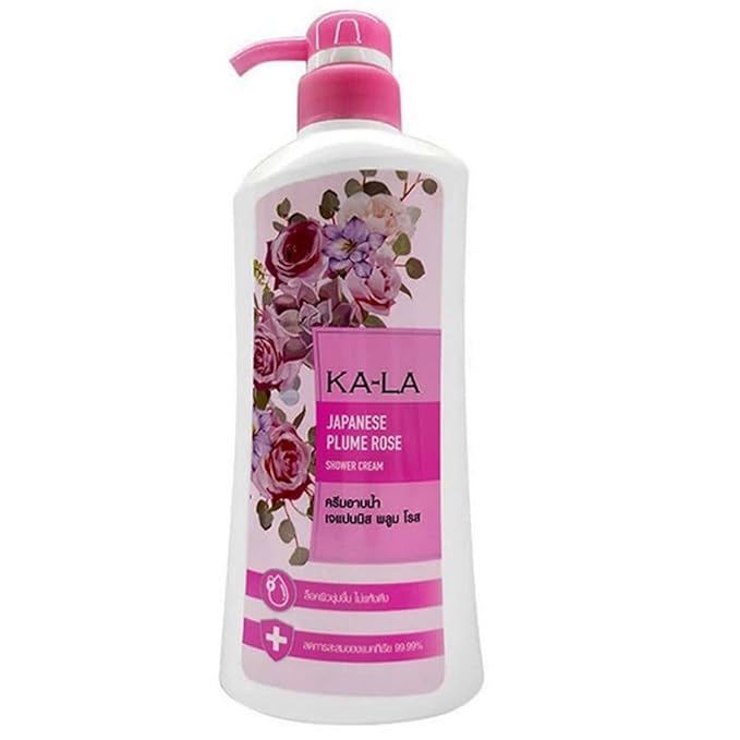 KA-LA Japanese Plume Rose Shower Cream 500 ML.