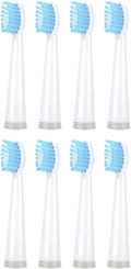 for AUX A11 Electric Toothbrush Replacement Heads Compatible for UPHYLIAN/KONKA/PHYLIAN Soft Brush Bristles Nozzles(8PCS White)