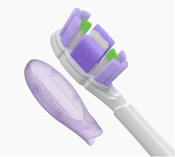 8PCS Replacement Brush HeadsCompatible for XIAOMI MIJIA MES609/610 Electric Toothbrush(8 PCS Blue)