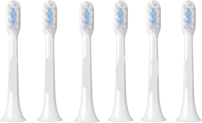 Compatible with Sonic Electric Toothbrush Head T100 T200 T200C T300 T301 T302 T500 T700 Replacement(T301 T302 6PCS)