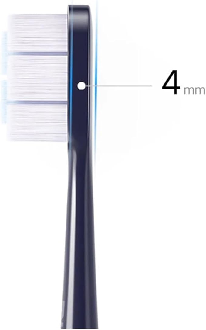 Compatible for Mijia Toothbrush Head T700 Sonic Electric Waterproof Soft Replacement Bristles Brush(4 pcs)