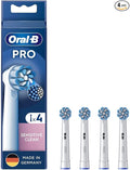 Oral-B Pro Sensitive Clean Replacement Toothbrush Heads Pack of 4