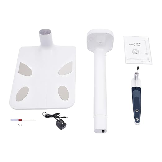 440Lbs Professional Digital Physicians Scale Smart Body Composition Analyzer BMI Multifunction Physician Medical Body Weight Scale Ultrasonic Height &amp Weight Scale for Hospital Home Gym