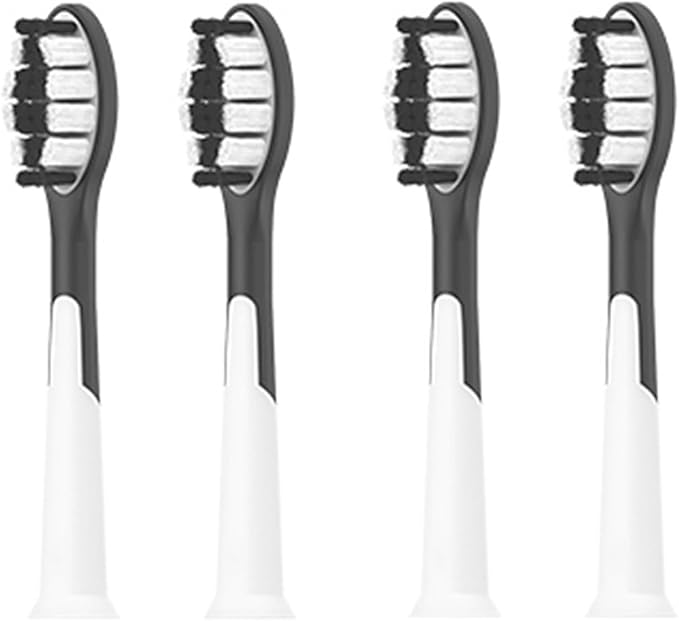 Compatible for SUBORT Brush Heads S9 Electric Toothbrush Replacement(4 White Brush Head)