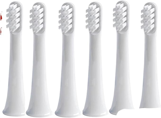 3/6Pcs Replacement Toothbrush Heads Compatible with T100 Series Daily Cleaning(Pink)