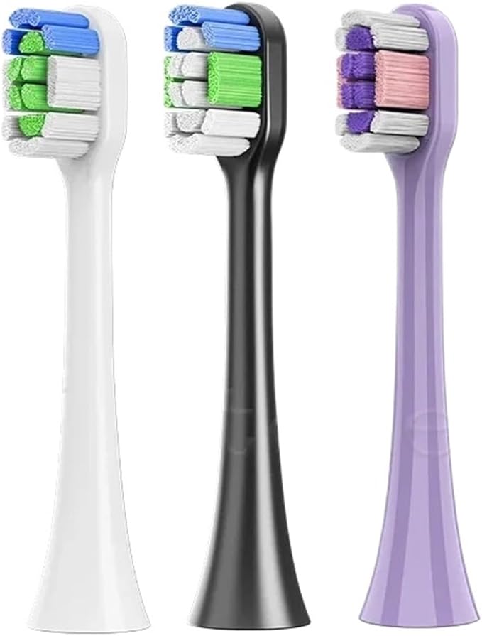 10PCS Electric Toothbrush Heads 2/2S/LBT203532A/LBT203552B Mini Brush Vacuum Replace Nozzles(10PCS Purple)