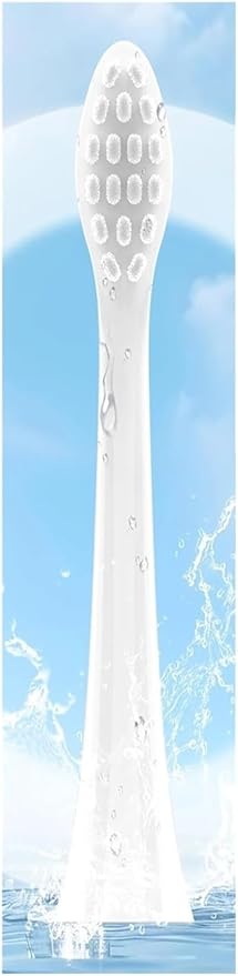 Compatible with Wondermile Electric Toothbrush Replacement Brush Heads Compatible with(White)