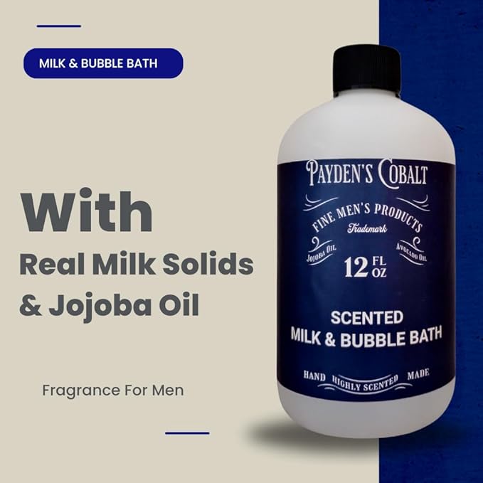 Payden's Cobalt Currant &amp Oakmoss For Men Scented Body Wash &amp Milk Bath Set