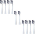 10/20X Replacement Brush Heads Compatible for X/X PRO/ Z1/ F1/ One/Air 2 /SE Sonic(10pcs Grey)
