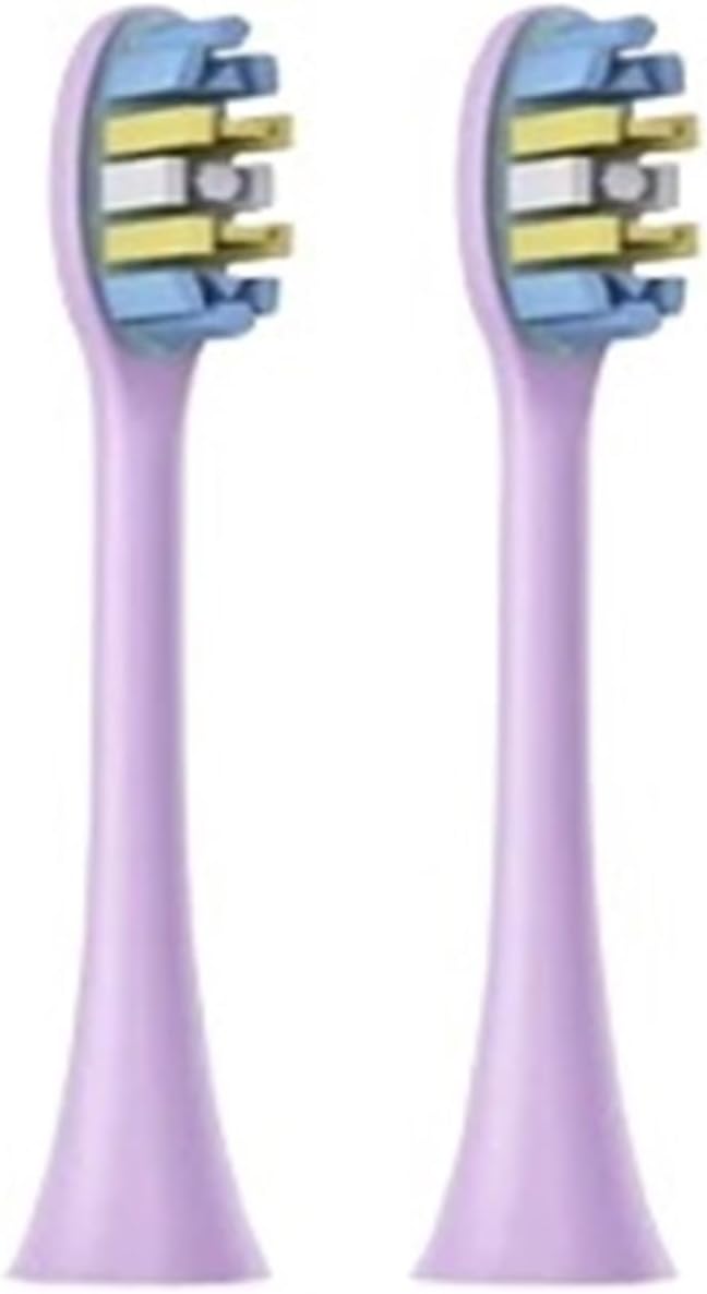 Compatible for Sarmocare S100/X610/X700/M200/M500 Toothbrushes Head Toothbrush Replacement Heads12pcs(Purple X610)