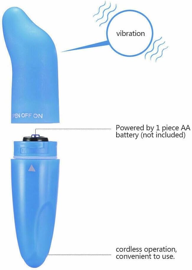 Big Deep Tissue Full Body Massager for Muscle Relief Back Neck Hand Foot Leg Arm Massage Powerful Handheld Tool for Women Muti Speeds (White Big and Blue Small Massager)